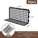 16 Pcs Under Couch Blocker for Pet Under Bed Blocker Adujstable Couch Barrier Sofa Blocker for Couch Bed