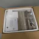 Bookshelf, Modern 4-Tier Bookcase, Open Storage Book Shelf, 11  14.2  50.4 Inches, Small Narrow Bookshelves for Living Room, Home Office, Bedroom, Gray (Grey)