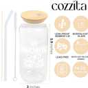 Mothers Day Gifts for Mom from Son, Mom Cup, for Dad from Daughter -16 oz Coffee Glass, Momma Gifts, Daddy Gift, Funny Mother Gift, From Favorite Child Coffee Glass