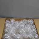 BESTSTAR 96 Pack Clear Plastic Wine Glasses Set BPA-Free Shatterproof