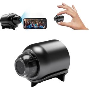 1080P HD Mini WiFi Camera - Night Vision Included, Motion Detection Remote Monitoring 160 Wide Angle Micro Monitor Small Cam for Baby Room Home Office Warehouse (1PCS)