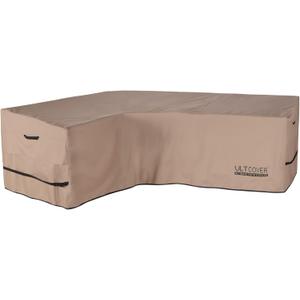 ULTCOVER Waterproof Patio L-Shaped Left Facing Sofa Cover for 4-Seater Outdoor Sectional Furniture Couch 58W (Left Side) x 85W (Back Length)