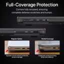 Soonjet Invisible Armor for MacBook Pro 16 inch Case 2026-2021 | M5 M4 M3 M2 M1 Pro/Max | 100% Match Official Color | Protective Hard Shell Laptop Cover | Space Black Clear