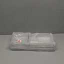 Criusia 6 Pcs Large Size Clear Drawer Organizer Set, Acrylic Non Slip Non Cracking Kitchen Drawer Storage Tray Divider, Multifunctional Storage for Cosmetics, Bathroom, Tools, Kitchen and Office