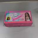 Hair Gem Stamper Kit,Bling Hair Jewels for Girls, Hair Styling Tool with Reusable Shining Diamonds, Christmas Birthday Arts & Crafts Gift for 5-12 Year Old Girl (Pink)