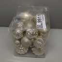 Annecy Christmas Tree Ornaments - 36 PCS Shatterproof Christmas Ball Ornaments Set for Holiday, Wreath & Party Decorations (Multi-Size, Gold)