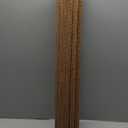 LazBlinds No Tools No Drill Cordless Bamboo Roman Shades, Light Filtering Window Treatment, Roll Up Bamboo Blinds for Windows 33'' W x 64'' H, Acorn