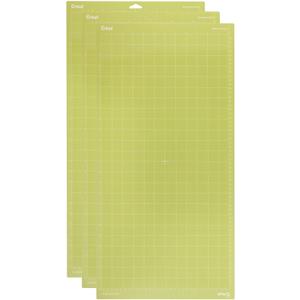 Cricut StandardGrip Machine Mats 12in x 24in, Reusable Cutting Mats for Crafts with Protective Film, Use with Cardstock, Vinyl and More, Compatible with Cricut Explore & Maker, (Green, 3 Count)