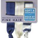 3 x Goody WoMens Ouchless Ribbon Elastics, Nautical, 3 Count
