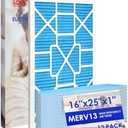 LGM 16x25x1 AC Furnace HVAC Filter Reusable Electrostatic Filters MERV 13 For Households With Pets, 12 Pack, (Precise Size 15.68" x 24.68" x 0.75")…