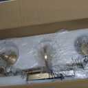 Gold Bathroom Vanity Light Fixtures, Vintage Aged Brass 3 Lights Wall Sconce Lighting with Opal Glass Shade, Porch Wall Mount Light Fixture for Bathroom, Mirror Cabinets Hallway Stairs