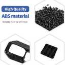 for RAM Inner Door Handle Cover Trim for RAM 1500 2011-2017 Black Carbon Fiber Interior Accessories 2pcs