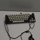 65% Gaming Keyboard, Wired Backlit Mini Keyboard, Ultra-Compact Anti-Ghosting No-Conflict 68 Keys Membrane Gaming Wired Keyboard for PC Laptop Windows Gamer (Grey-Black)