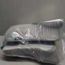 Cervical Neck Pillow for Pain Relief, Bed Pillows for Sleeping, Ergonomic Cooling Pillow, Orthopedic Contour Pillow for Side Back Stomach Sleepers,Neck Support Memory Foam Pillows with Pillow Covers (White&Grey)