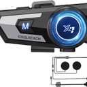 Motorcycle Helmet Bluetooth Headset,Sking Earphone,CVC Noise Cancellation Stereo Music Automatic answering,90 Hours Playing time High Sound Bluetooth Motorcycle Helmet Ultra-Thin