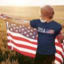 Country Flag T-Shirt | Patriotic Pride Tee for Men & Women (Blue, XXL)