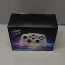 UGAME Wired Xbox Controller for X Box Series X S One PC PS4 Switch, Gaming Control Controllers with 1000Hz Polling Rate No Drift Stick, Custom Paddles Turbo Remote, RGB Light White Gamepad