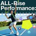 AboveGenius Neon Tennis Rackets 2 Pack for Adults- 27" Lightweight Aluminum Tennis Racquet Set with 3 Balls & Bag- Vibrant High-Visibility Matte Finish for Men Women Beginners