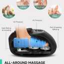 Snailax Shiatsu Foot Massager with Heat, FSA Eligible, Kneading, Compression, Vibration, Feet Massage Machine for Plantar Fasciitis, Neuropathy, Foot Warmer, Gifts for Women Men,Size 13