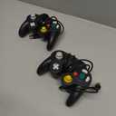 FIOTOK Gamecube Controller, Classic Wired Controller for Wii Nintendo Gamecube (Black-2Pack)