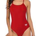 Century Star One Piece Bathing Suit for Women Bathing Suits for Teens Womens one Piece Swimsuits Juniors Swimsuits for Teen (14-16, 03 Red)