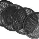 Motoforti 8 Inch Universal Speaker Grills Cover Mesh Guard Protective Case Black - Pack of 4 Long-Lasting