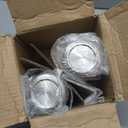 Sursip 12 oz Glass Juice Bottles  4 Pack Wide Mouth Bottles with Stainless Steel Lids  Leakproof, BPA Free, Heat-Resistant Borosilicate Glass for Juicing, Smoothies, Milk, Protein, Beverage Storage