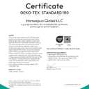 Lane Linen 100% Cotton Pillowcases, King Size, 2 Pillow Cases, Premium 450 Thread Count Sateen, Soft & Breathable White Pillow Covers