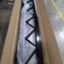 2PC Steel Stair Riser 6-Step, Metal Stair Stringer Load Capacity 3000 Lbs for Outdoor Stairs, Metal Steps for Deck Height 51.26", Anti-Rust Powder Coating, Black