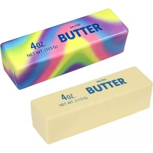 Butter Stick Fidget Toy, Slow Rebound Cute Butter Squeeze Stress Balls,Slow Rising Portable Squishy for Adults Anxiety & Stress Relief, Sensory Gifts for Office, Home