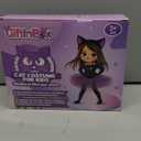 GIFTINBOX Cat Costume for Girls, Light Up Black Cat Costume, Halloween Animal Dress Up Costumes , Small