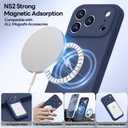 LOVE 3000 Designed for iPhone 17 Pro Max Case, Premium Silicone [Compatible with Magsafe][Soft Anti-Scratch Microfiber Lining] Shockproof Protective Phone Case for Men Women 6.9", Navy Blue