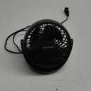 Gaiatop Desk Fan, 5-Inch Portable Electric Table Desktop Air Circulator Fans, Small but Powerful with 3 Speed 360 Adjustable Tilt for Cooling Home Dorm Office Bedroom Bathroom Kitchen, Black