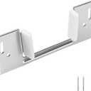 8Pcs Pocket Door Guide Bottom, Hidden Bottom Sliding Door Guide, Jamb Mounted, Steel Bracket for 1-3/8-Inch Thick Doors