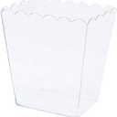 Fun Express Medium Scalloped Plastic Containers - Party Supplies - 3 Pieces