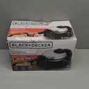 BLACK+DECKER Flip Waffle Maker, Silver, WM1404S, 4 Belgian Waffles