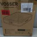 VOSSER Air Mattress Queen with Built-in Pump, 18" Raised Inflatable Blow Up Mattress,Upgraded Heavy Duty 660lbs Portable Air Bed for Home, Guests,Floor& Camping, Self Inflating Colchon Inflable Queen
