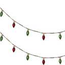 RAZ Imports 2022 No Place Like Home 6' Light Bulb Garland
