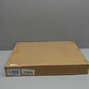 Xabitat Wall Mounted Ironing Board, 36.2" X 12.2" Compact Mount Fold Down Iron Board for Small Spaces, Space Saving with Cotton Fabric Cover, White and Grey (Gray)