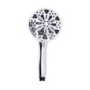Handheld shower head2X Power Wash for Tub&Tile, Pause Mode for Water Saving, Easy Clean Nozzles, 5.5ft Hose,Bracket / Silver
