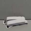 Bed Sheet Holder Straps- Adjustable Fitted Sheet Clips Bed Sheet Fastener Suspenders Elastic Gripper Holder Used for Bed Sheets,Mattress Covers, Sofa Cushion(Set of 4) (White)