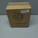 Divided Chilled Serving Tray for Parties,Ice Chilled Party Platter,Ice Serving Bowl with Lid and Handle,Charcuterie Serving Board,Cold Dish Dip for Fruit Seafood Vegetable Shrimp Cocktail Appetizer (White)