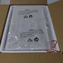 BOLUO Stackable Storage Drawers Narrow Closet Organizers and Storage Fabric White 2 Drawer Dresser for Bedroom 2 Packs Modern (Deep(15.4"D x 11.4"W x 12"H))