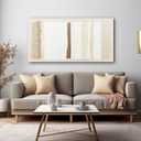 Abstract Wall Art Decor Modern Canvas Art Wall Decor Brown And White Wall Art Decor Minimalist Wall Art Prints Neutral Canvas Wall Art for Living Room 20"X40" for Room Bedroom Office Decor