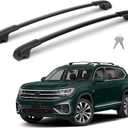 300LBS Lockable Roof Rack Cross Bars Compatible with 2017-2026 VW Atlas, Heavy Duty Aluminum Crossbars CrossBars for Cargo Luggage Kayak Bicycles Canoe