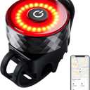 Find My Bike Tail Light - Smart Rear Light New USB Rechargeable Bike Tail Light - Smart LED with Brake Sensing Technology, IP65 Waterproof, 984ft Visibility, Apple Find My Anti-Theft iPhone Compatible