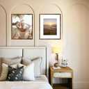 Wood 16x20 Picture Frame with 11x14 Mat, Display 11x14 with Mat or 16x20 Without Mat, Wood 16 by 20 Photo Frame, 16 x 20 Frame for Wall Hanging Display, Deep Brown, 2 Pack