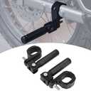 CHANGCHENG Motorcycle Rear Foot Pegs CT125 Pedal Bracket Rest Footpeg CNC for CT125 Trail 125 Hunter Cub Black