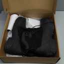 Furuian Insulated Winter Snow Steel Toe Work Boots for Men Waterproof Non Slip Duck Boots for Men Warm Safety Industrial Work Shoes (8.5, All Black)