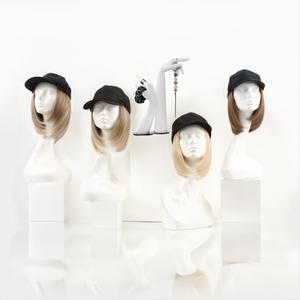 Hairro Hat With Hair Attached Synthetic Baseball Ball Cap Hair Wig 6" 150g #16P613